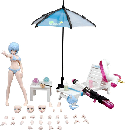 NUKE MATRIX Forest Summer FANTASY GIRLS Vivienne Heihe 1/10.5 Scale PVC & ABS Plastic Model Kit