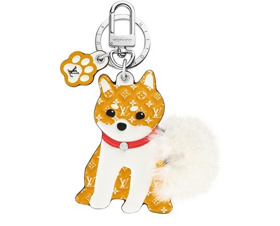 LOUIS VUITTON LV Shiba Key Holder and Bag Charm - Image 1