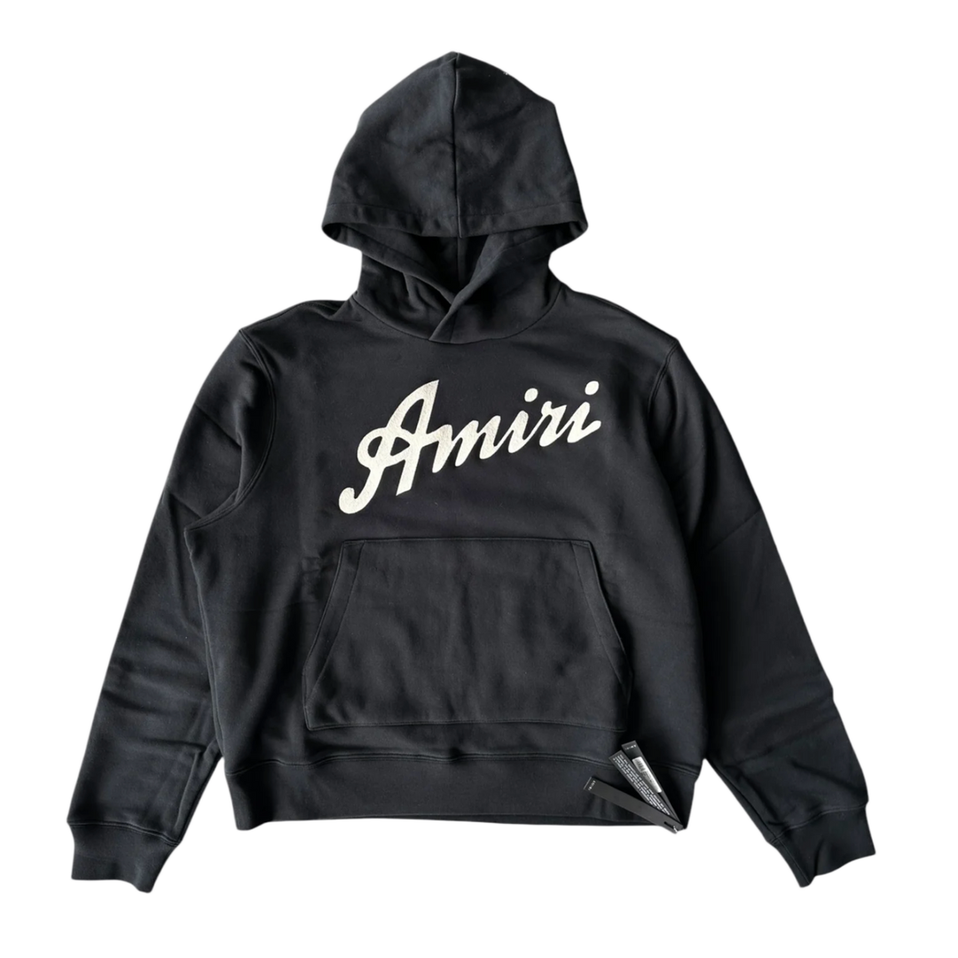 AMIRI 'CALIFORNIA HAWAIIAN' BLACK HOODIE