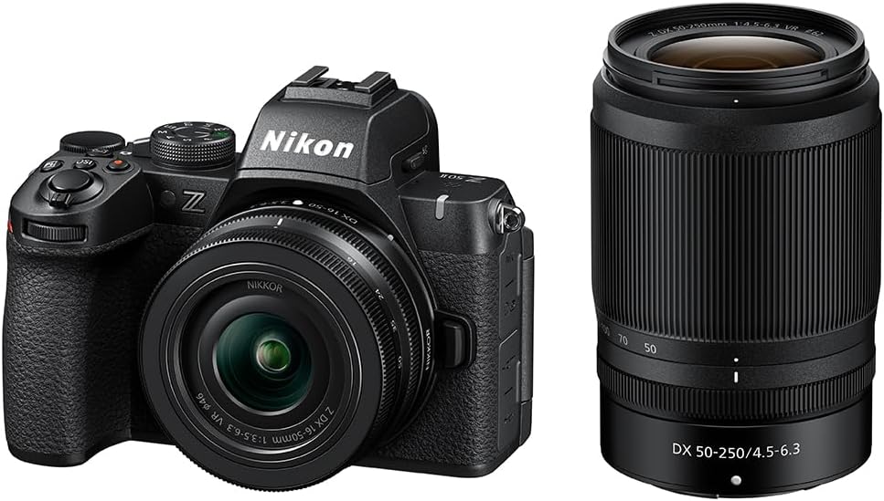 Nikon Z50II Mirrorless SLR Double Zoom Kit with 16-50VR+50-250VR APS-C Z Mount