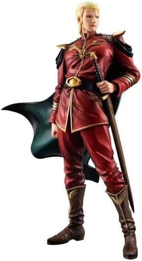MegaHouse GGG Series Mobile Suit Gundam Char's Counterattack General Char Aznable, Approx. 8.7 inches (220 mm), PVC Pre-painted Complete Figure