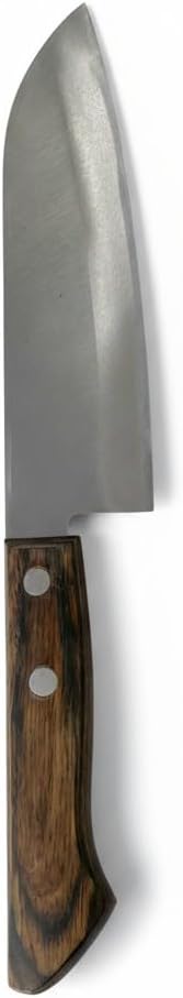 J-kitchens PNO.329227 Santoku Knife, Stainless Steel, Blue Paper Super Approx. 5.9 inches (15 cm), Matsuhara Knife, Made in Japan