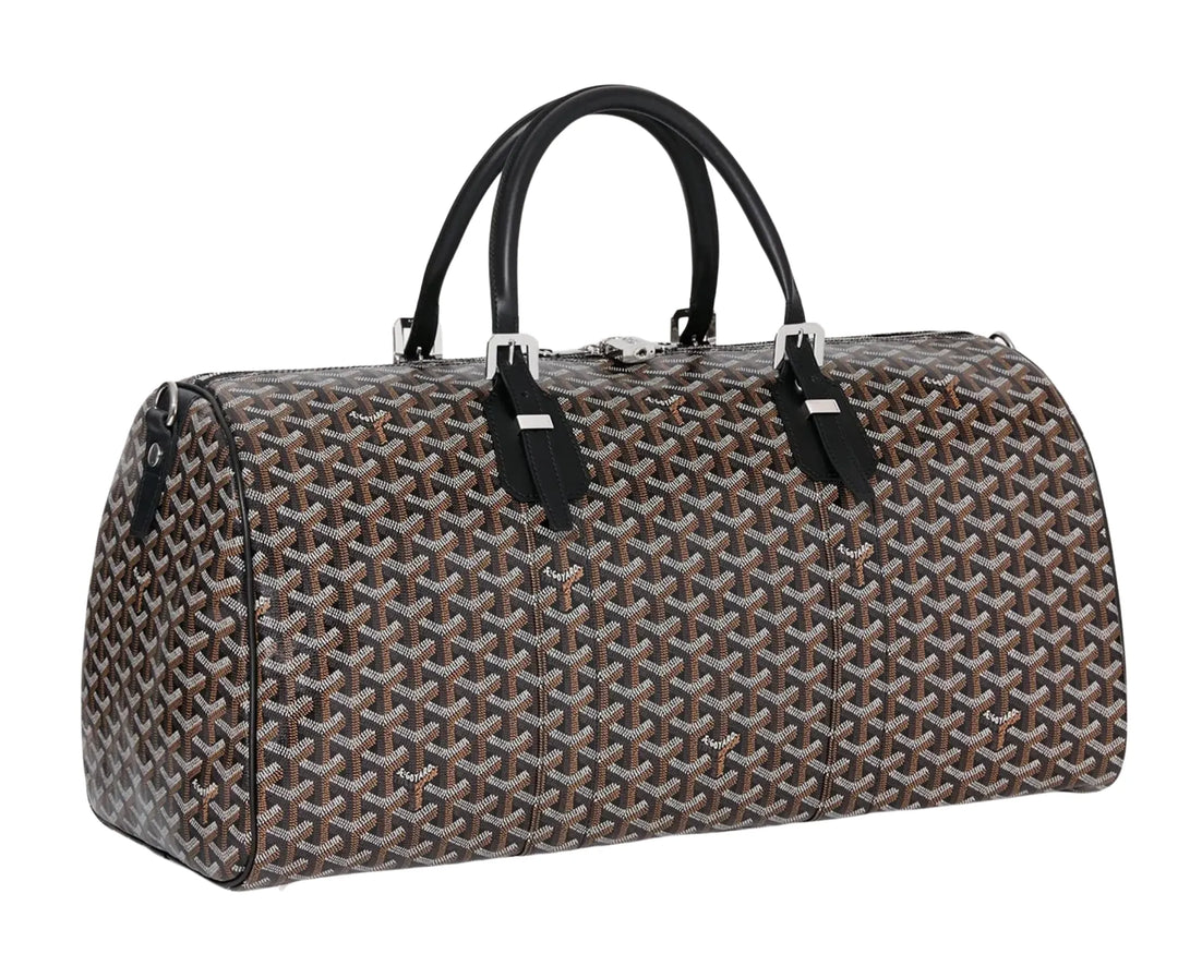 GOYARD 'BLACK' BOSTON 50 DUFFLE BAG