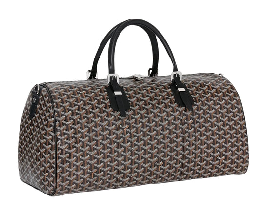 GOYARD 'BLACK' BOSTON 50 DUFFLE BAG