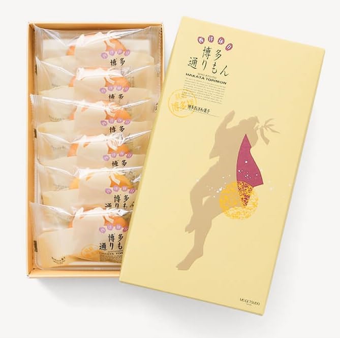 [Fukuoka Limited] Hakata Dorimon (6 pieces x 1 box), Includes a manufacturer's exclusive bag & a card that you can choose from