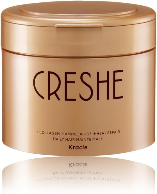 Cresche Hair Mask, Daily Hair Maintenance Mask, 8.5 oz (240 g) | Won't Stick Even When Used Every Day, Rinse Hair Pack, Treatment, Damage Care, Repair
