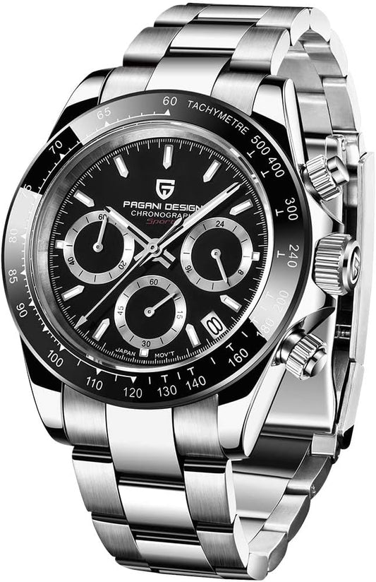 PAGANI DESIGN PD-1644, Black, Bracelet Type