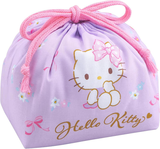 Hello Kitty Ribbon Drawstring Lunch Bag KB 1