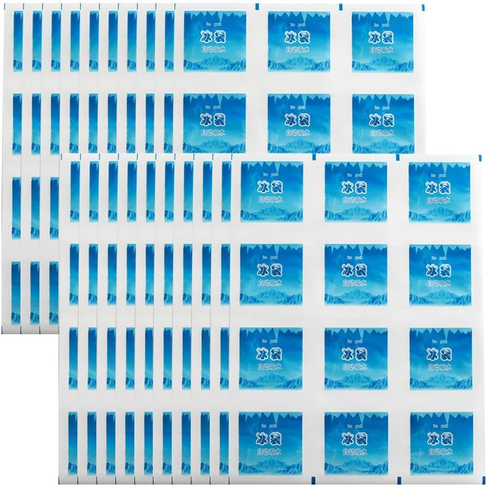 Reusable Gel Ice Bags Automatic Water Absorption Cold Wet Cloth Pain Relief Food Freshness