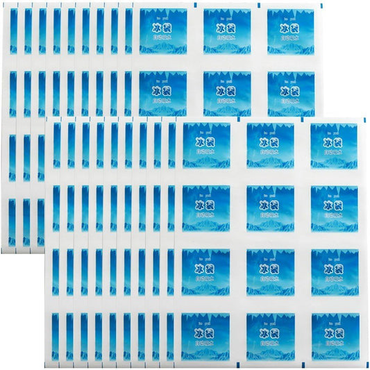 Reusable Gel Ice Bags Automatic Water Absorption Cold Wet Cloth Pain Relief Food Freshness