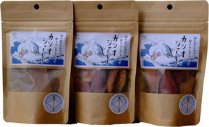 As the material is. Katsubushiya Snacks, Katsuo Jerky, 0.7 oz (20 g), Set of 3 Bags