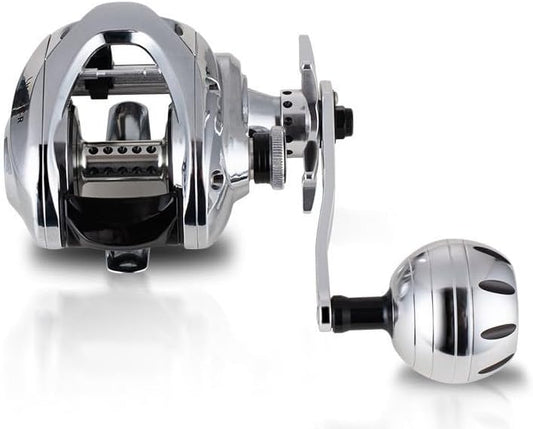 ベイトリール 遠投 フィッシング リール 両軸リール 釣り 右ハンドル 左ハンドル 大物 ドラグ力10KG 8+1 海釣り 川釣り 湖釣り 防波堤 渓流釣り [並行輸入品]