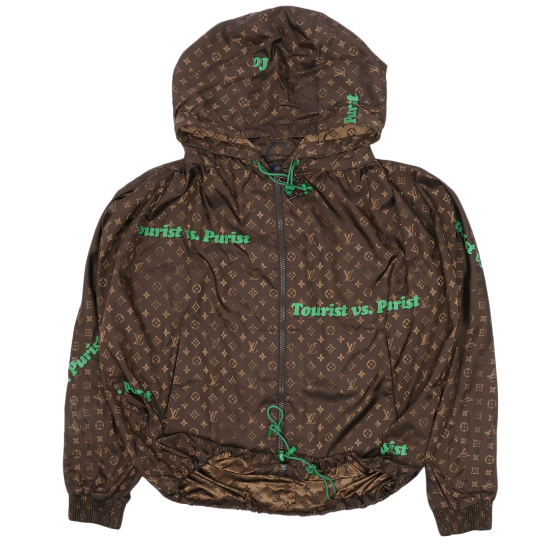 LOUIS VUITTON 'BROWN' MONOGRAM TOURIST VS PURIST WINDBREAKER JACKET