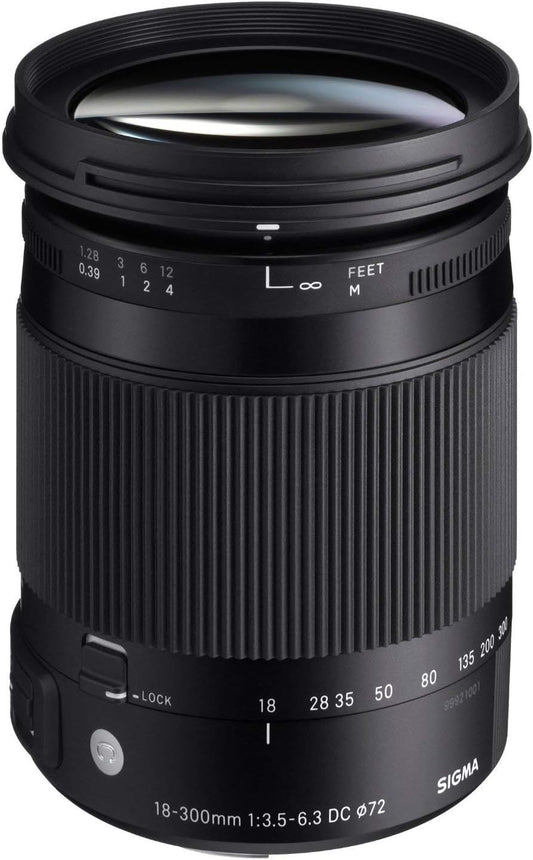 Sigma 18-300mm F3.5-6.3 DC Macro OS HSM (C) for Nikon (DX) Cameras - International Version (No Warranty)