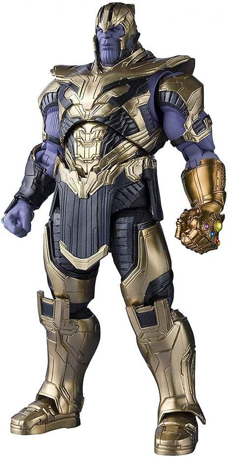 S.H. Figuarts Avengers Thanos (Avengers Endgame), Approx. 195 mm, PVC & ABS Painted Action Figure