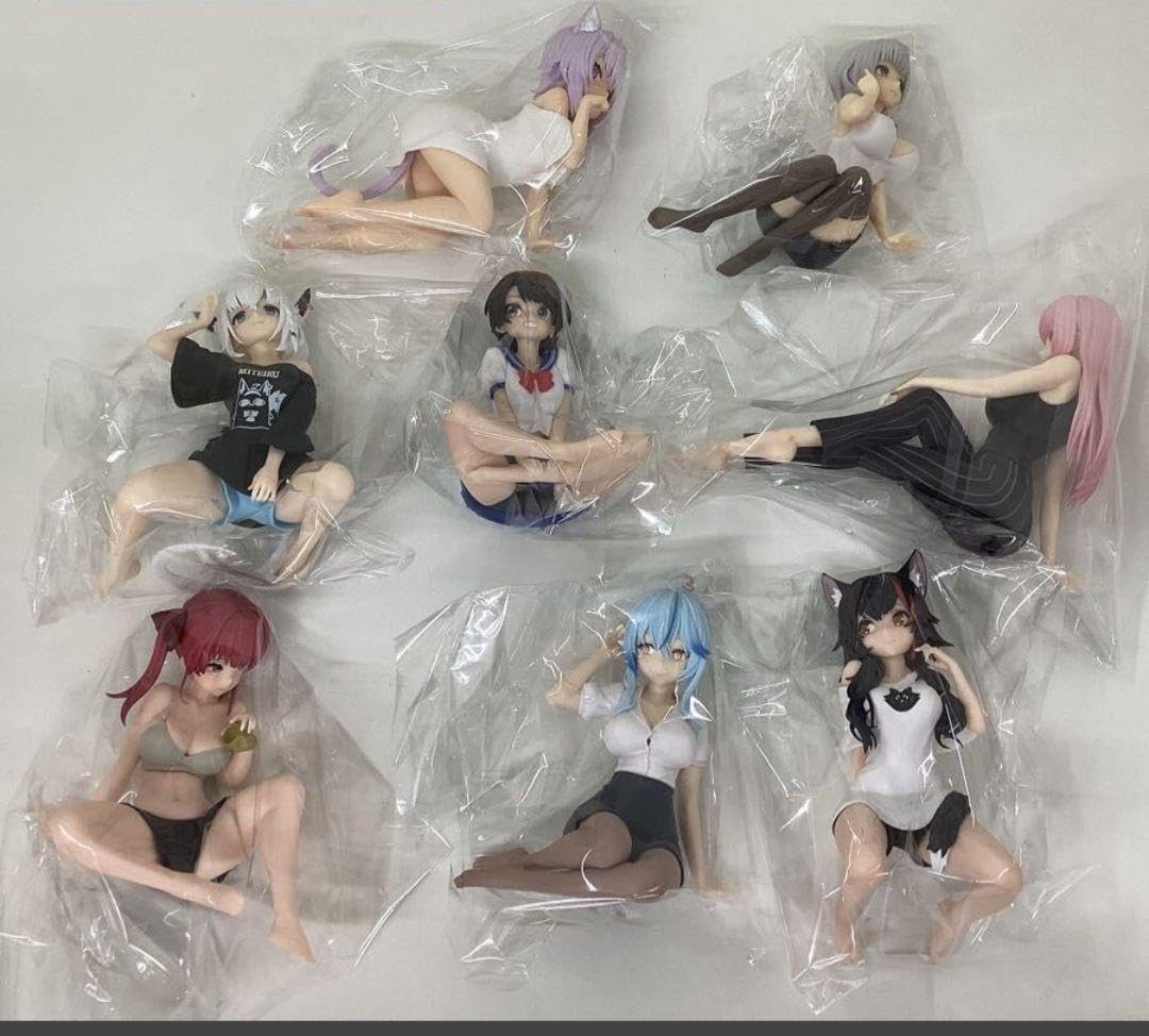 Holo Live Relax Time Figure Shirakami Fubuki Treasure Bell Marine Nekomata Okayu