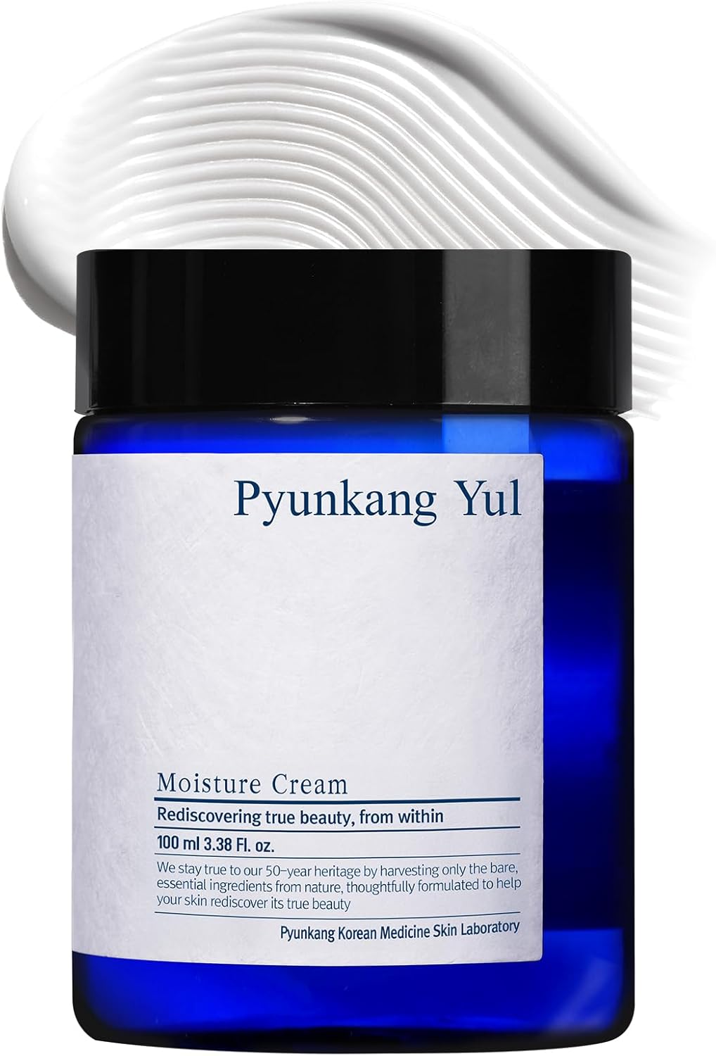 PYUNKANG YUL Moisture Cream, 3.4 fl oz (100 ml) / Skin Care Moisturizing Type / Korean Cosmetics Ranking / Ouren Root Extract, Jojoba Seed Oil, Shea Butter