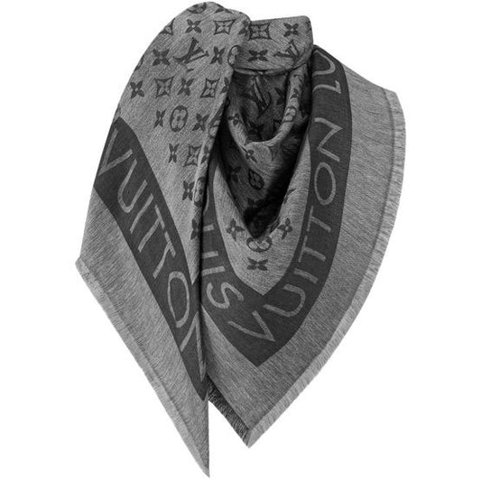 LOUIS VUITTON Lock And Go Denim Shawl - Image 1