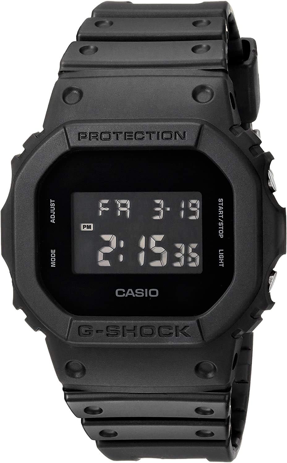 Casio G-Shock Solid Colors Unisex Watch DW-5600BB-1 Black [Parallel Import]
