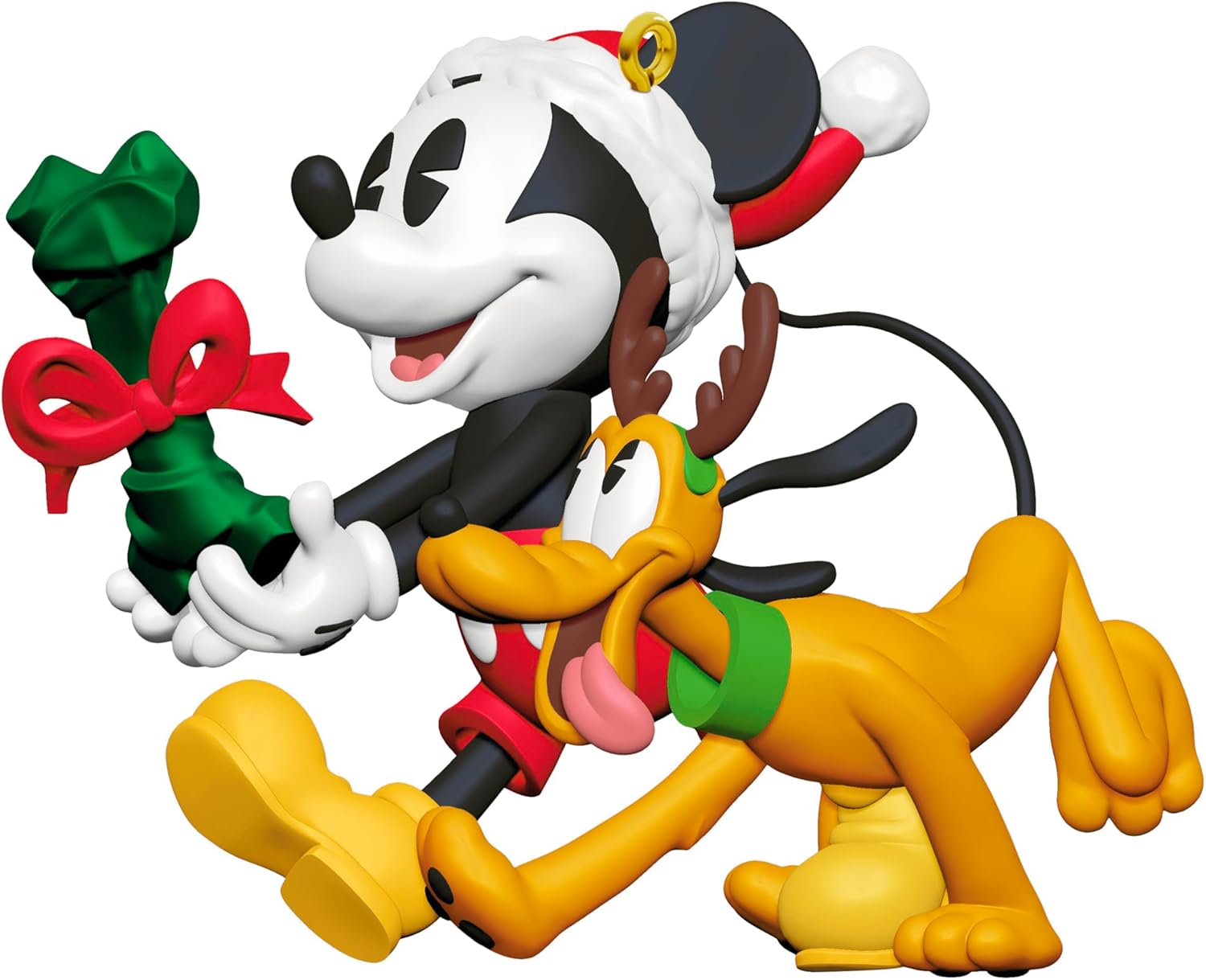 Hallmark Keepsake - Adorno de Navidad colgante 2025, Disney Mickey y sus amigos Bone-afide Besties, Regalos para fans de Disney