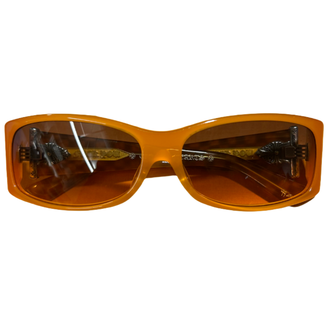 CHROME HEARTS 'ORANGE' ULEIN SUNGLASSES
