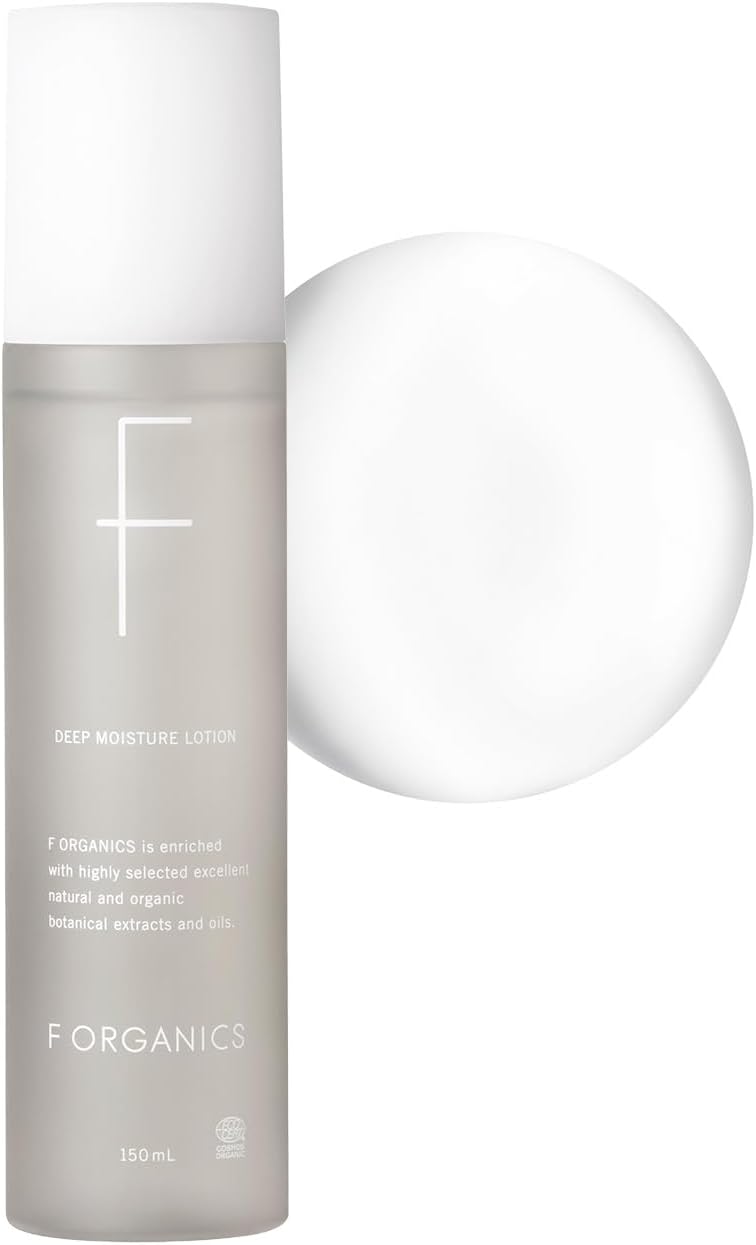 F organics Deep Moisture Lotion, 5.9 fl oz (150 ml) Lotion, Moisturizing, Moisturizing, COSMOS ORGANIC Certified Organic