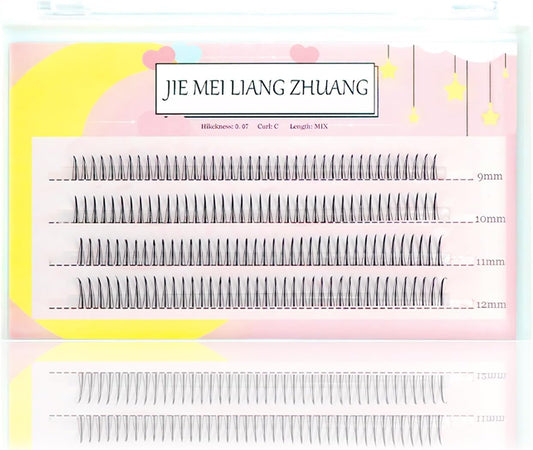 Partial False Eyelashes, 0.3 - 0.5 inches (9 - 12 mm), Matsueku Self, Natural, Reusable False Eyelashes, DIY, Eye Makeup, Top Eyelashes, Popular, Easy, Cosplay Makeup (A)