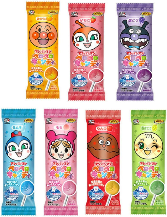 Fujiya Anpanman licking candy