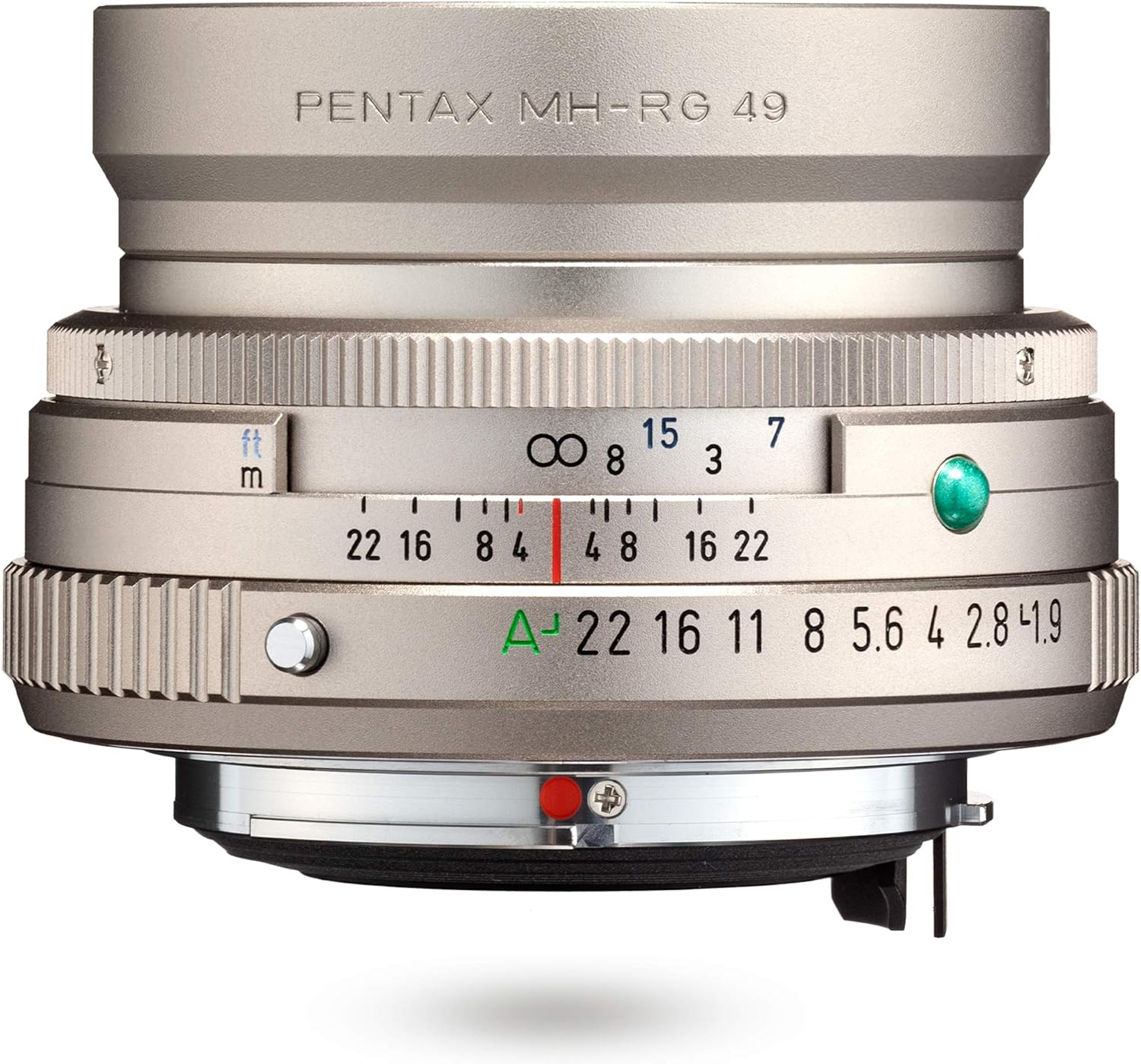 Pentax HD 43mm F1.9 Limited Silver Limited Lens, Standard Prime Lens, [F1.9 Large Aperture Lenses] [High Performance HD Coating] [SP Coating] [Round Diaphragm] [Machined Aluminum Body] (20150)