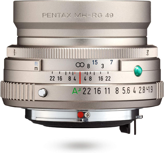 Pentax HD 43mm F1.9 Limited Silver Limited Lens, Standard Prime Lens, [F1.9 Large Aperture Lenses] [High Performance HD Coating] [SP Coating] [Round Diaphragm] [Machined Aluminum Body] (20150)