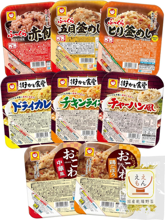 Maruchan Retort Rice Pack, 8 Types, 8 Servings, Assorted Set, Rice, Rice Pack, Room Temperature, Range, Rice, Stockpile, Dried Vegetables From Japan