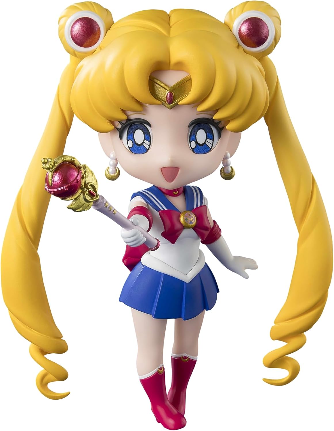 TAMASHII NATIONS Figuarts Mini Sailor Moon R - Crystal Star Compact Edition, Approx. 3.5 inches (90 mm), PVC & ABS Pre-painted Action Figure