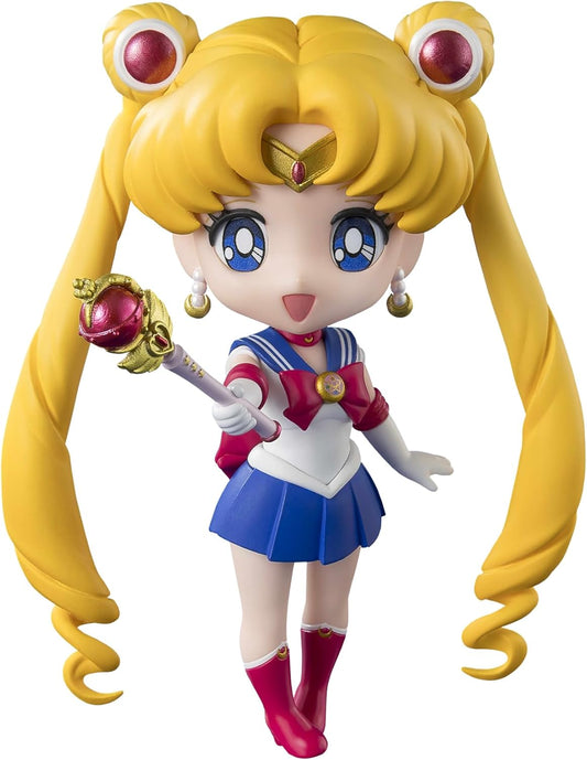 TAMASHII NATIONS Figuarts Mini Sailor Moon R - Crystal Star Compact Edition, Approx. 3.5 inches (90 mm), PVC & ABS Pre-painted Action Figure