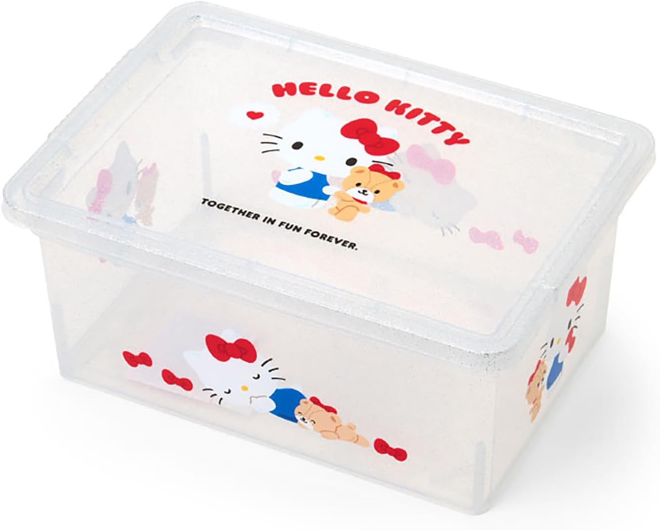 Sanrio 722278 Storage Case, S, Hello Kitty Stacking, Small Storage Case