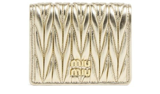 MIU MIU Small quilted nappa leather wallet - Image 1