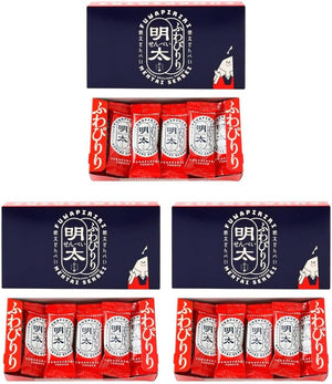 Fukuya Fukuoka Mentaiko Mentaiko Mentaiko Souvenir Hakata 20 Pieces (2 Sheets x 10 Bags) x 3 Boxes