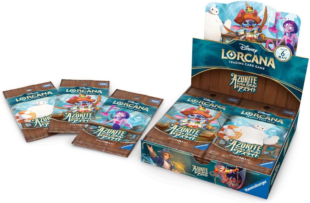 Disney Lorcana TCG Japanese Version Booster Pack Great Azurite Box