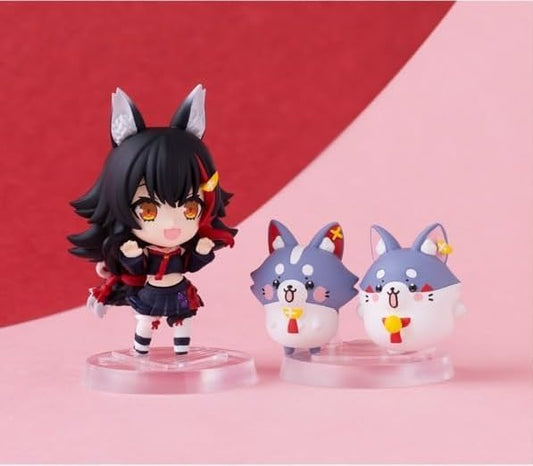 Candy Toy Holo Live Deformed Collection Vol. 1 (Miojin + Miofa (Wolf & Cat)) Outer Box / Gum Not Included
