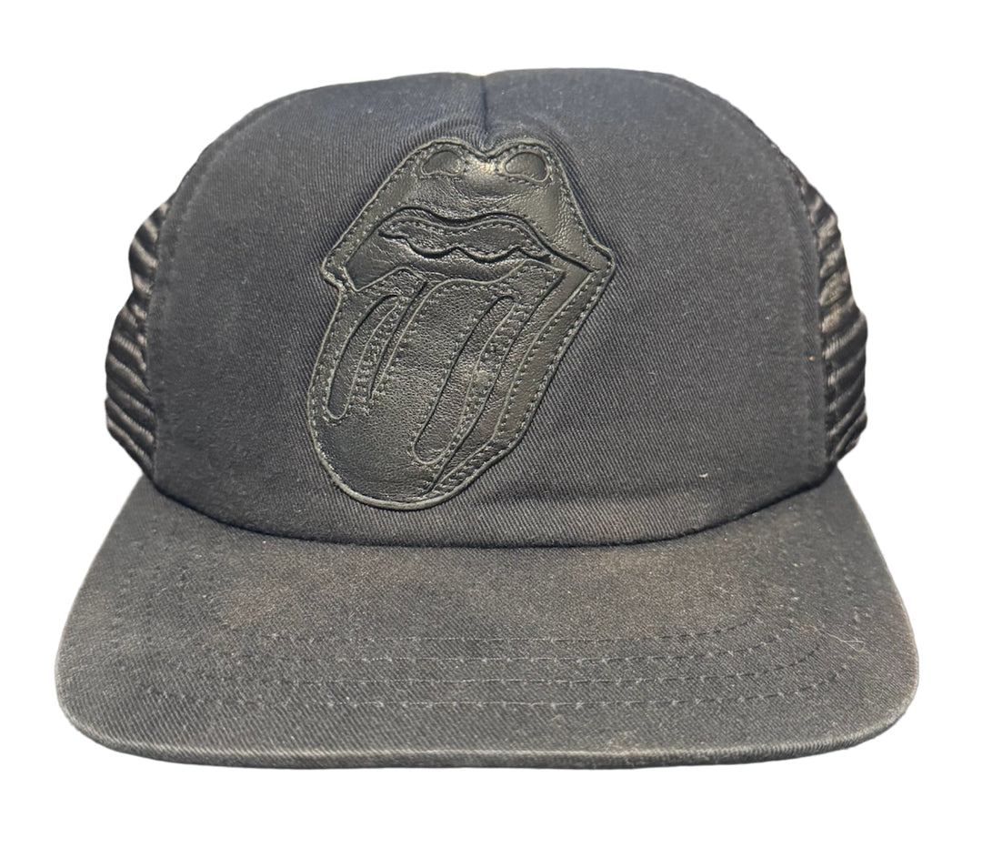 CHROME HEARTS 'BLACK' ROLLING STONES TRUCKER HAT