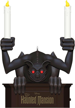 Adorno de Navidad de Hallmark Keepsake 2025, Gárgola de La Mansión Encantada de Disney con Luz, Regalos para Fans de Disney