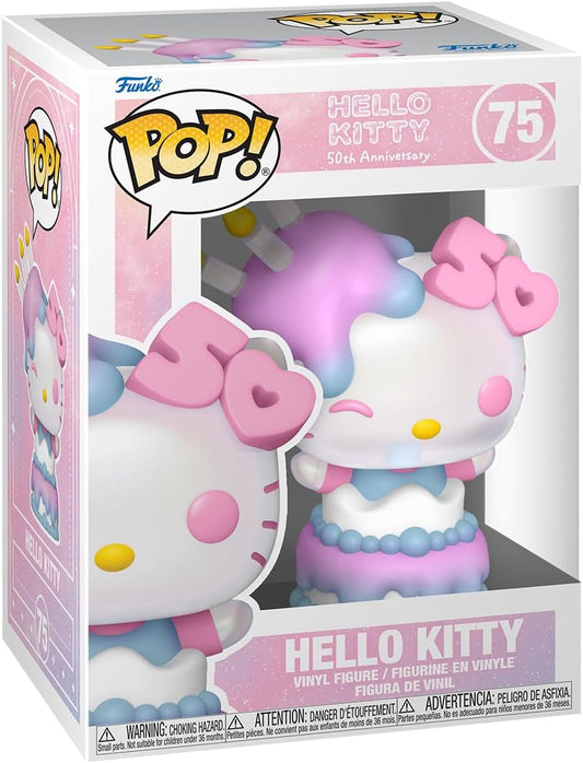 Sanrio Hello Kitty Sanrio in Cake Hello Kitty 50th Anniversary Figure Funko POP!