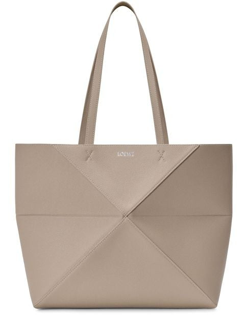 LOEWE Medium horizontal Puzzle Fold tote in soft grained calfskin - Image 1