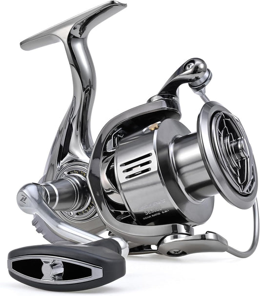 Spinning Reel,13+1 Bearing Fishing Reel Smooth and Powerful Spinning Reel for Saltwater Freshwater
