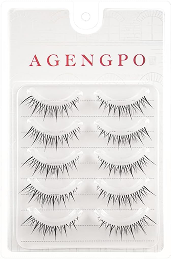 SWEET NIGHT False Eyelashes, Separate Design, Natural Finish, Light Curls, Fits Like Your Own Eyelashes, Gently Emphasizes Your Eyes (#J1-1.1-Natural Separate Type)