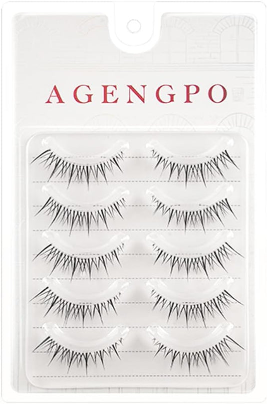 SWEET NIGHT False Eyelashes, Separate Design, Natural Finish, Light Curls, Fits Like Your Own Eyelashes, Gently Emphasizes Your Eyes (#J1-1.1-Natural Separate Type)