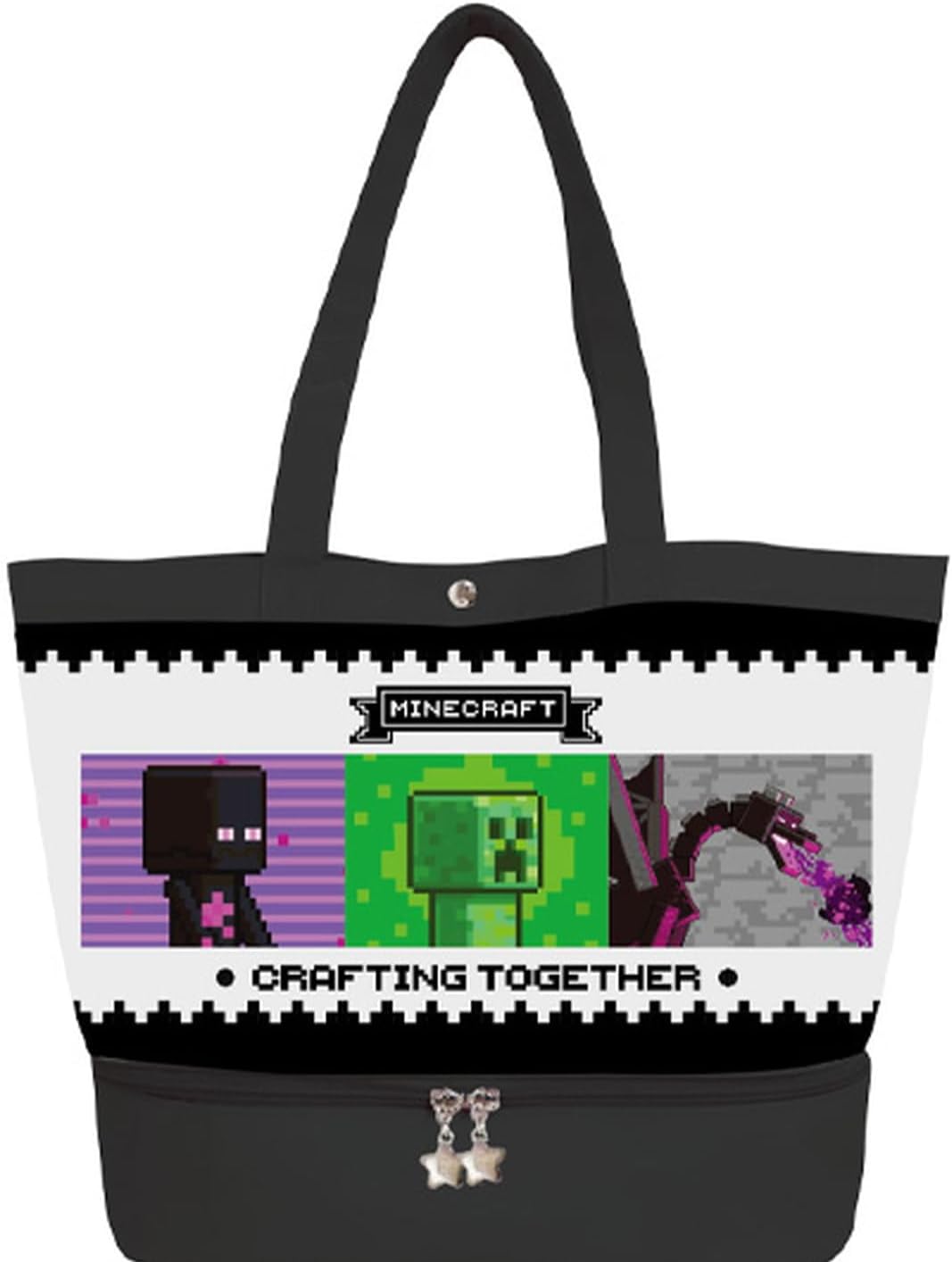 KEY COMPANY Minecraft Pocket Vinyl Tote Bundle CPV6-MCT-SG