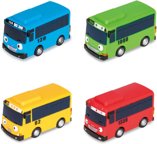 BANDAI Chibi Bus Tayo Chibi Bus Big Gathering Set Suitable for Ages 3 and Up