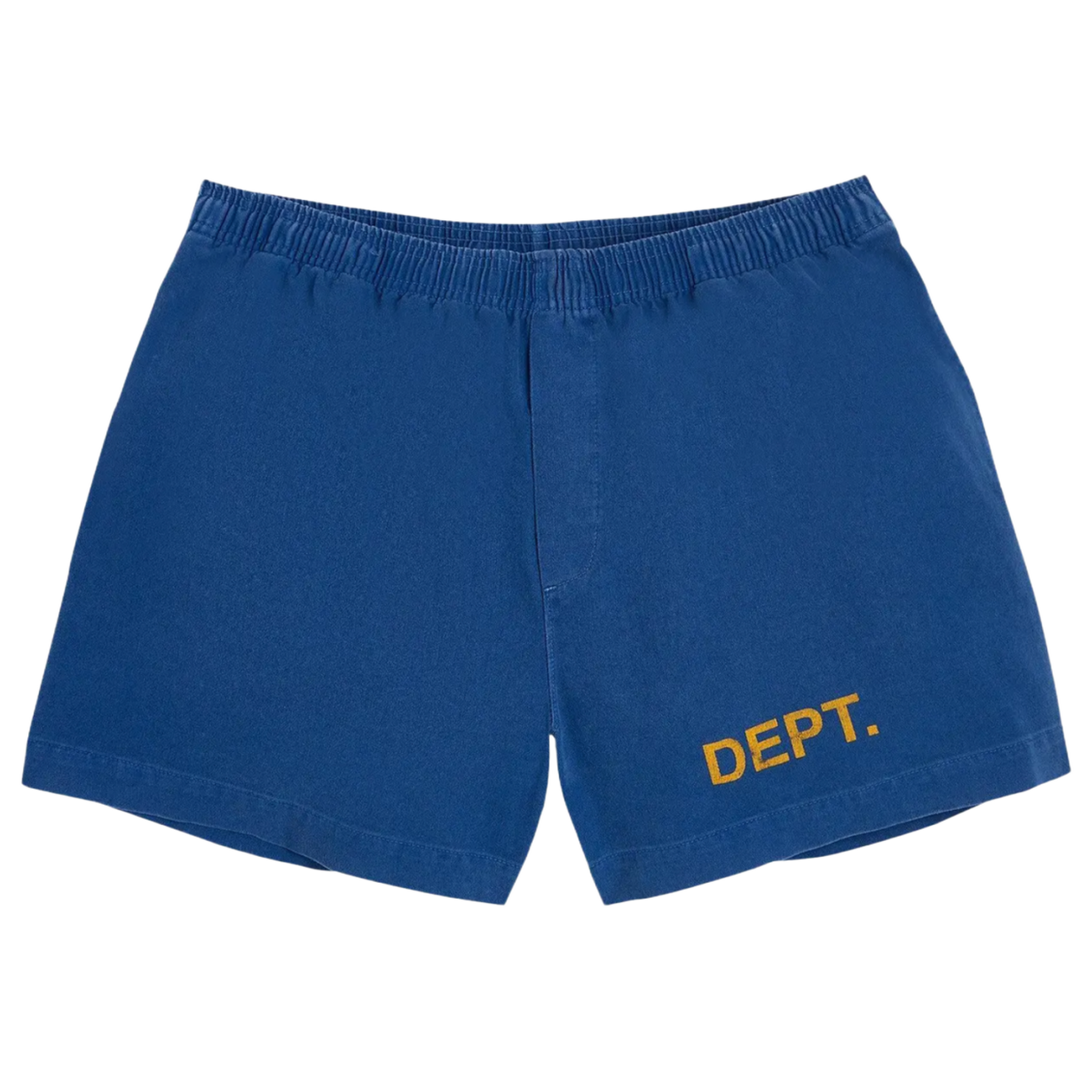 GALLERY DEPT. 'LOGO' ZUMA BLUE SHORTS