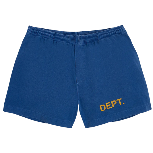 GALLERY DEPT. 'LOGO' ZUMA BLUE SHORTS