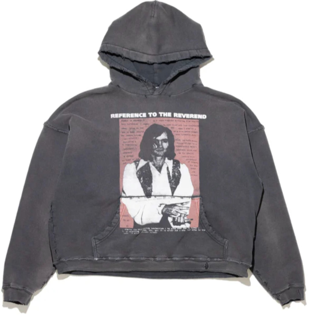 ENFANTS RICHES DÉPRIMÉS 'REVEREND' BLACK HOODIE